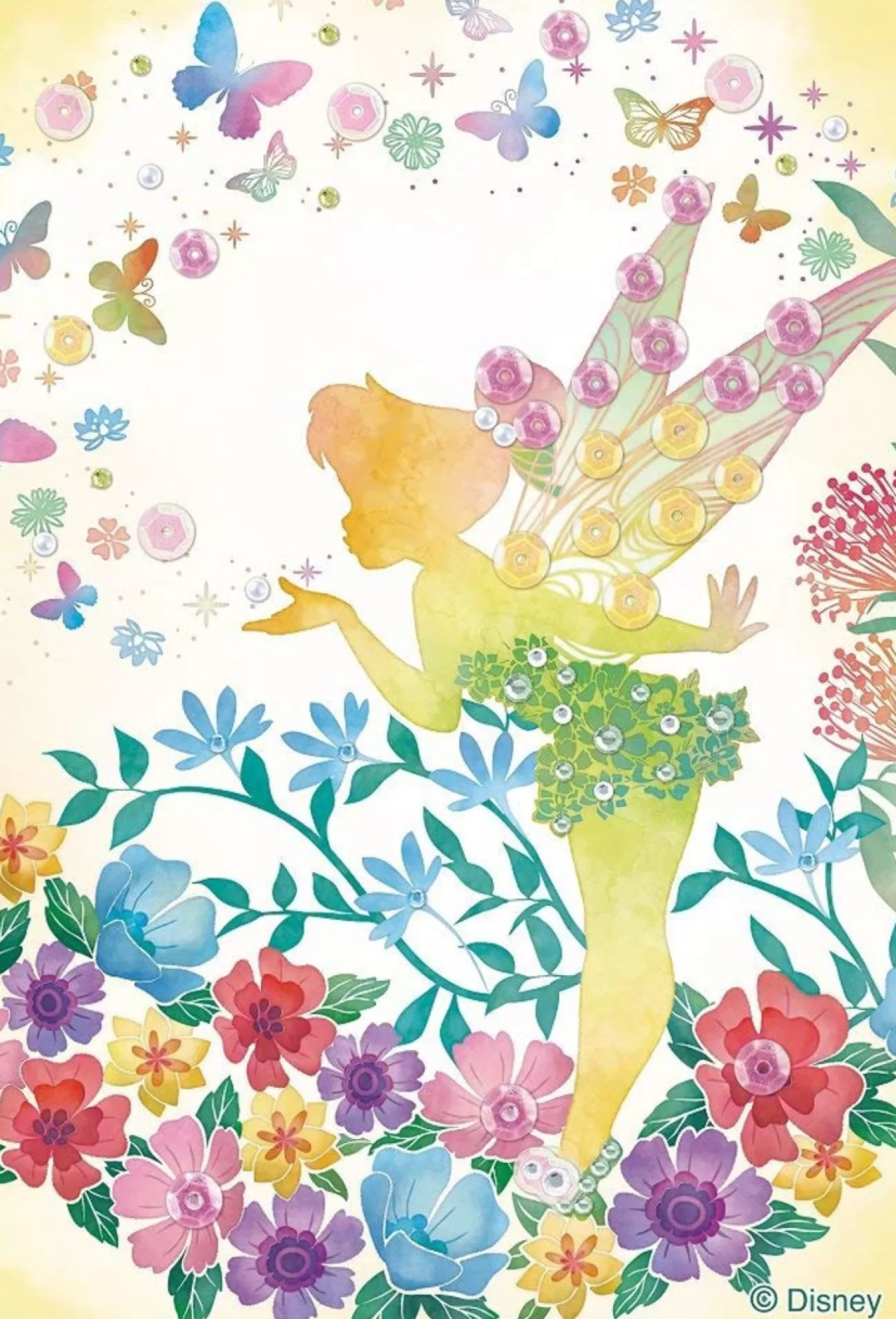 Epoch Jigsaw Puzzle Decoration 70-017 Disney Tinker Bell Silhouette (70 Pieces)