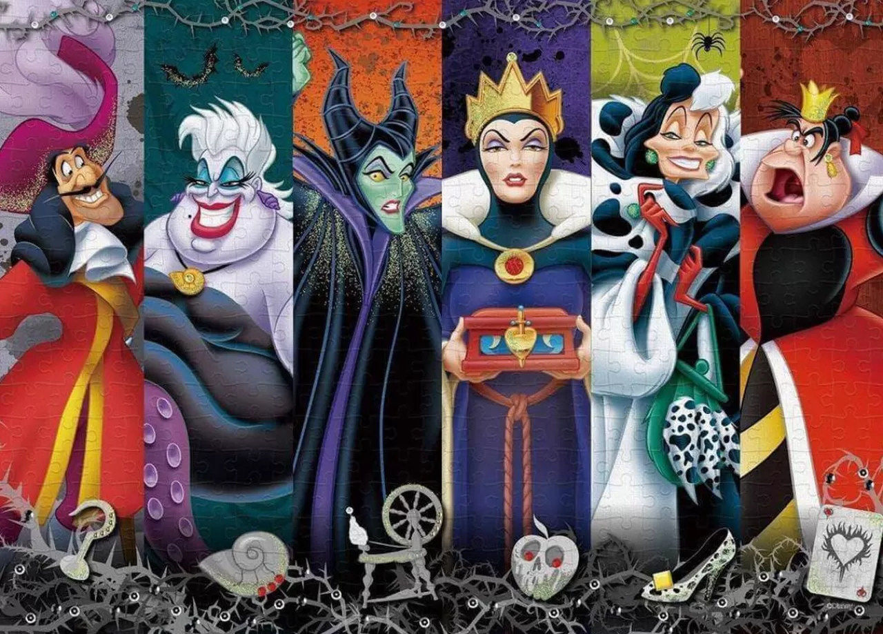 Epoch Jigsaw Puzzle Decoration 74-007 Disney Villains Evil Darkness (500 Pieces)