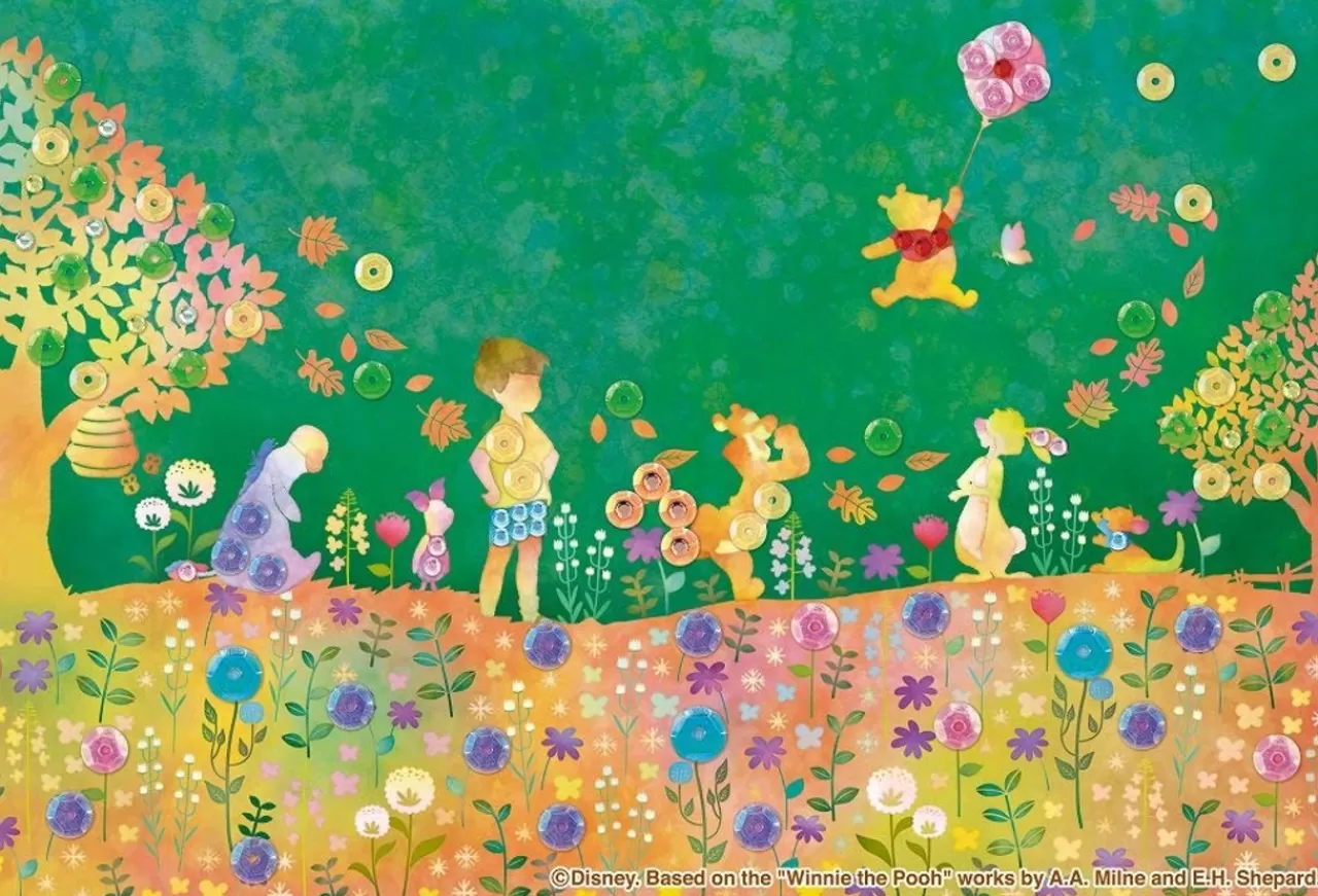 Epoch Jigsaw Puzzle Decoration 70-015 Disney Winnie The Pooh Silhouette (70 Pieces)