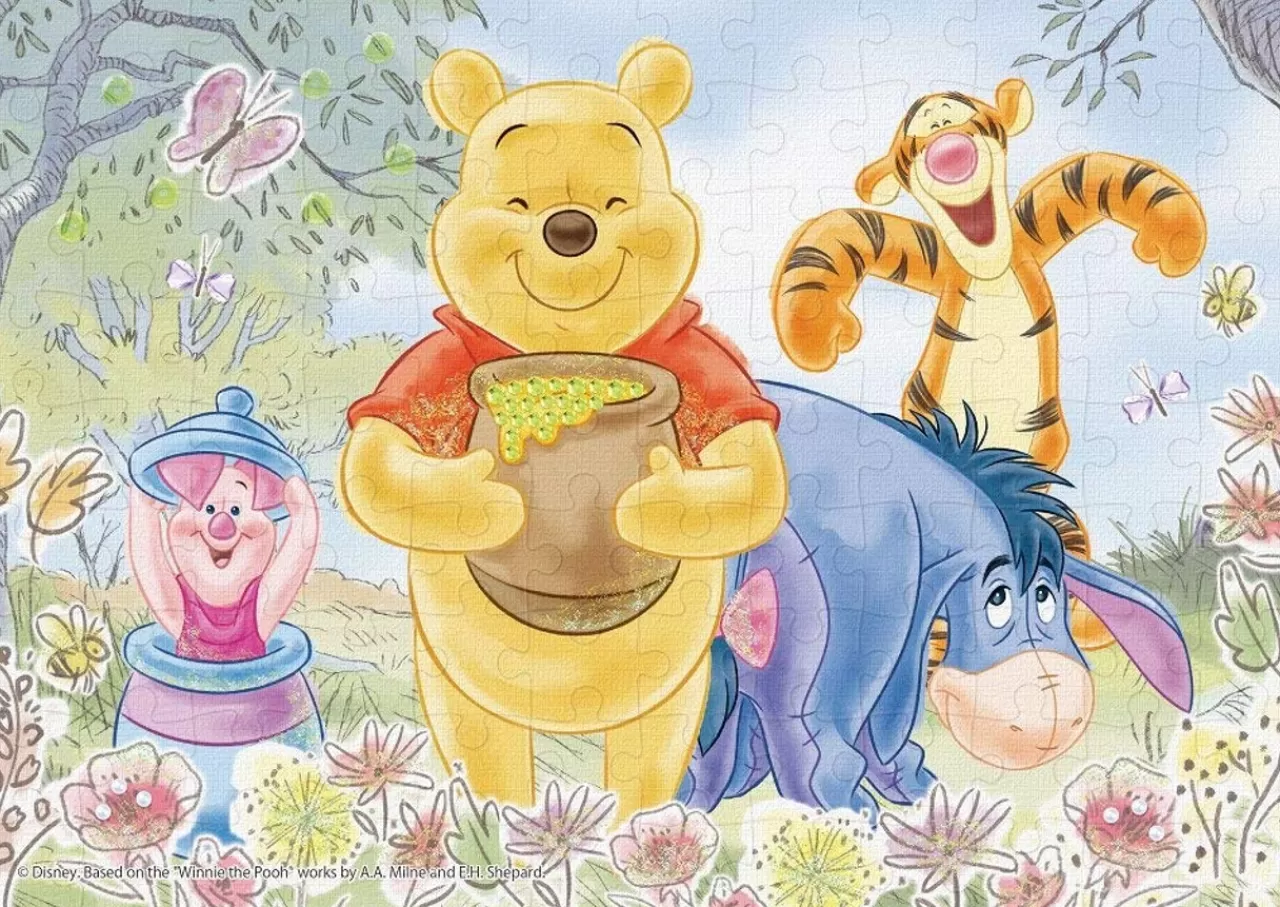 Epoch Jigsaw Puzzle Decoration 72-010 Disney Winnie The Pooh Sweet Flower (108 Pieces)