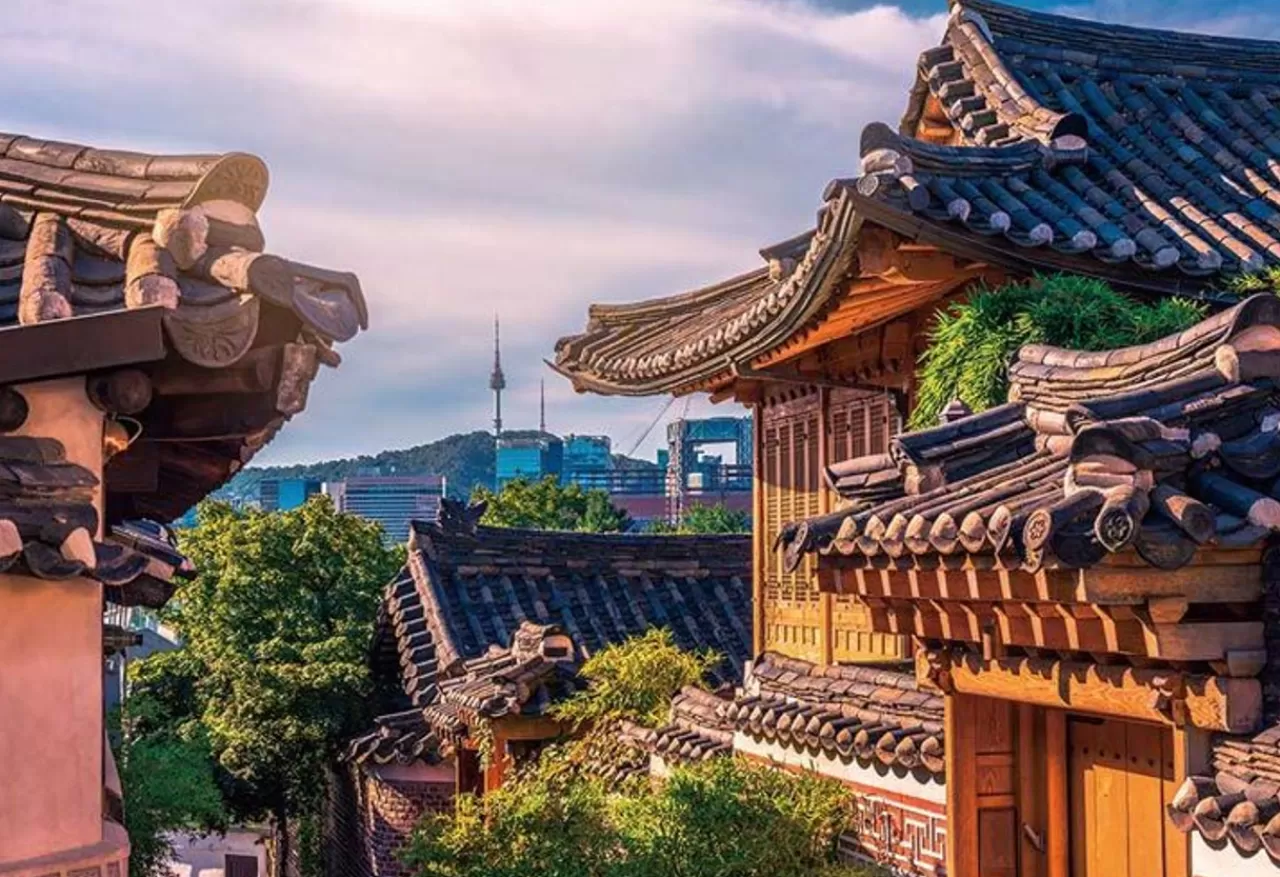 Epoch Jigsaw Puzzle 79-354S Bukchon Hanok Village In Seoul South Korea (300 Pieces)