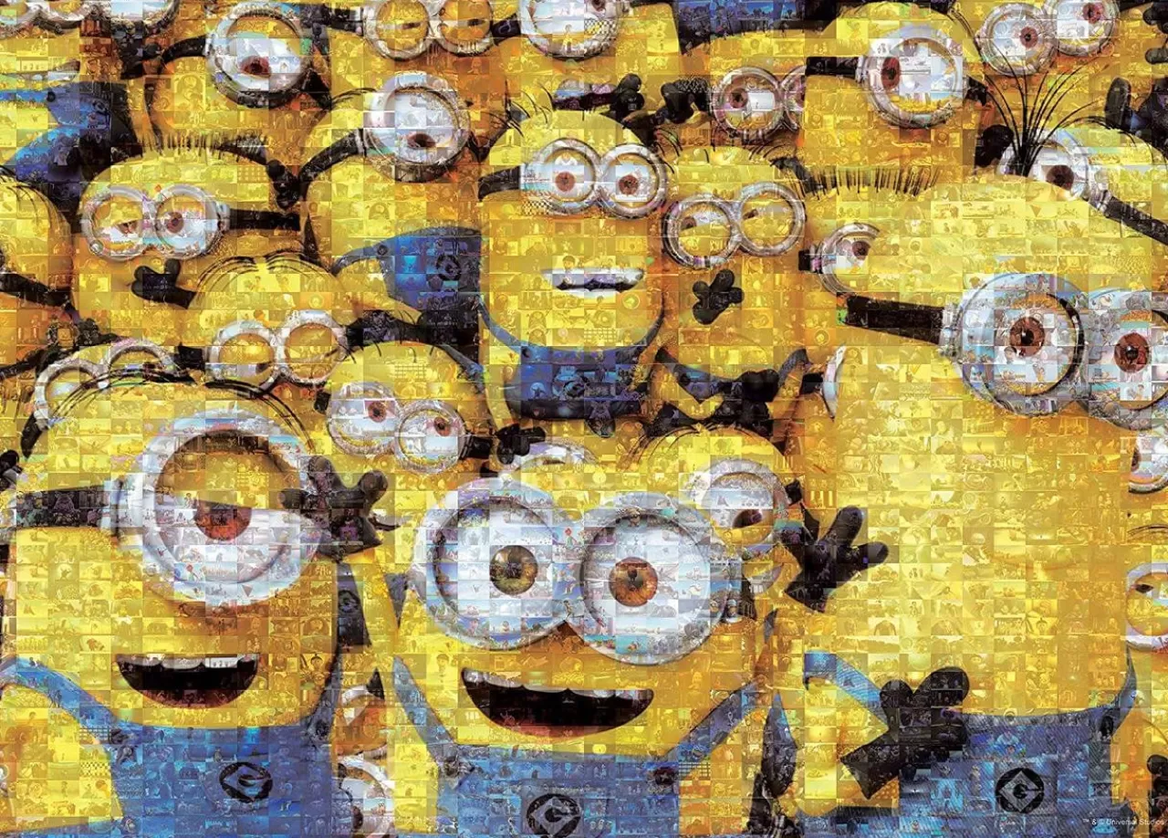 Epoch Jigsaw Puzzle 06-094S Despicable Me Minions Mosaic Art (500 Pieces)