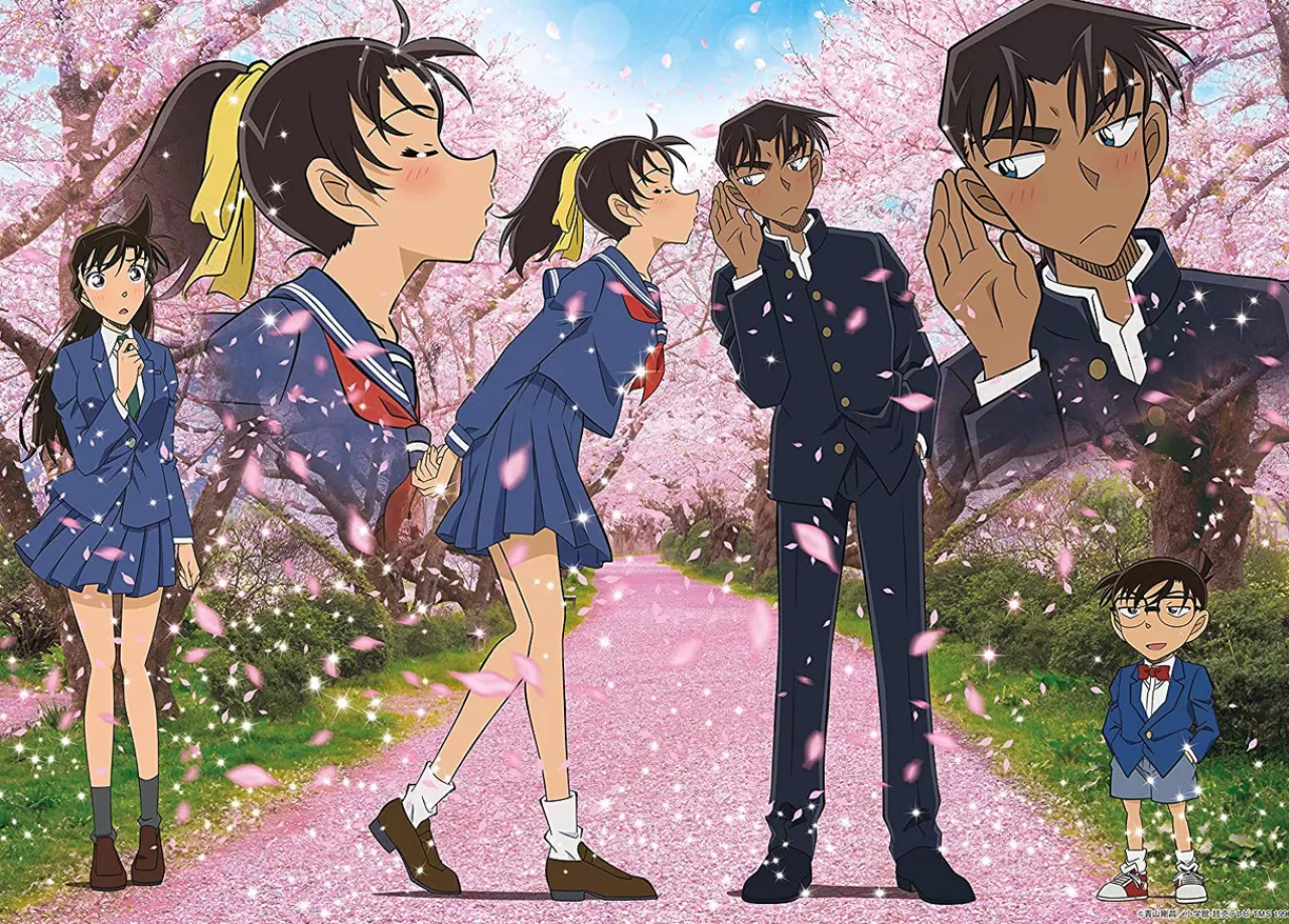 Epoch Jigsaw Puzzle 06-111S Detective Conan Cherry Blossom Season (500 Pieces)
