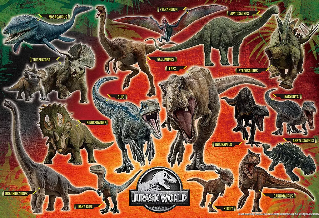 Epoch Jigsaw Puzzle 26-327S Jurassic World Discover Jurassic World (300 Pieces)