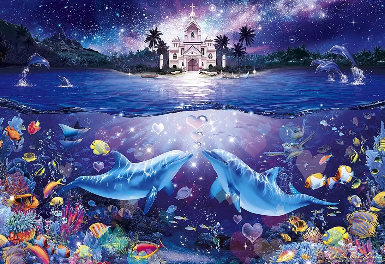 Epoch Jigsaw Puzzle 58-505S Lassen Wedding For Love (450 S-Pieces)