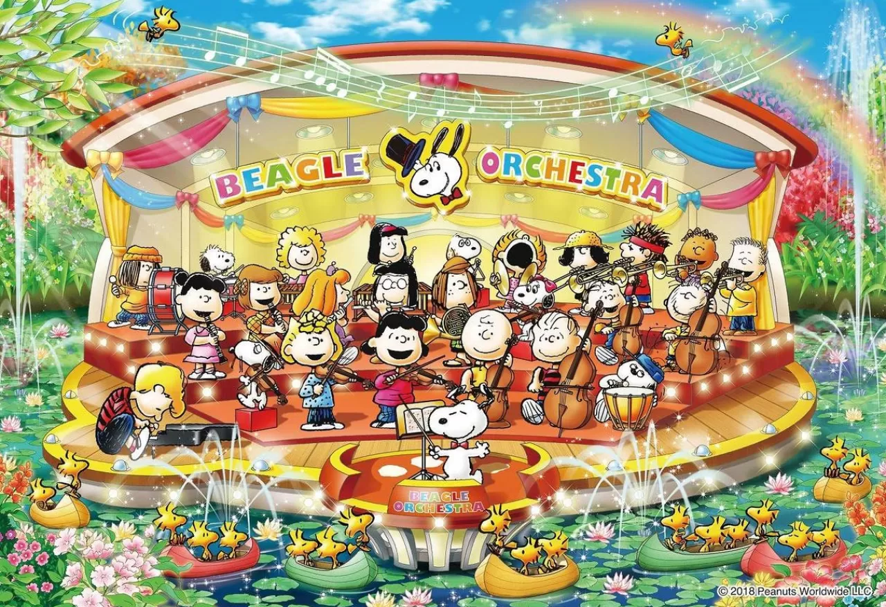 Epoch Jigsaw Puzzle 26-301S Paenuts Snoopy Water Orchestra (300 Pieces)