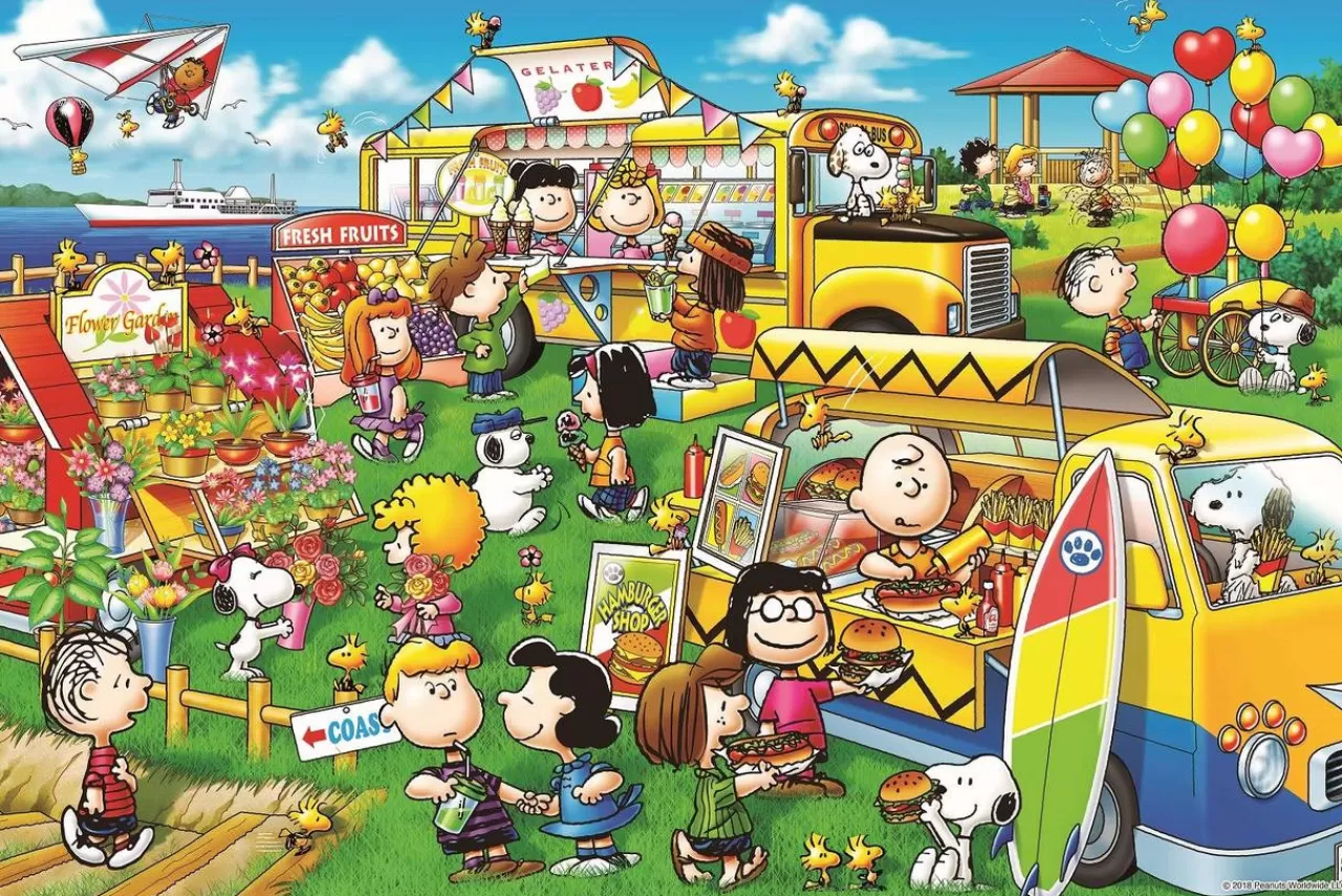 Epoch Jigsaw Puzzle 11-585S Peanuts Wagon Shop (1000 Pieces)