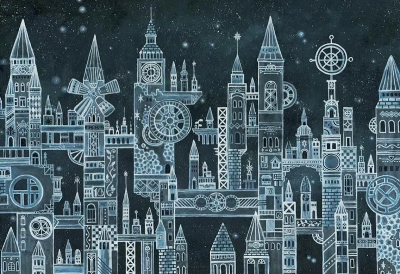 Epoch 26-350S Jigsaw Puzzle Marchen Art Glass City Of A Distant Galaxy By Noriko Nishimura (300 Pieces)
