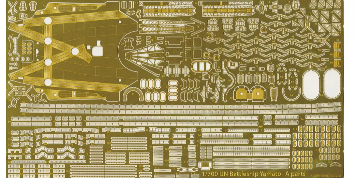 Store Fujimi 1/700 Ijn Battleship Yamato Full Hull Model Special Version W/Photo-Etched Parts Plastic Model