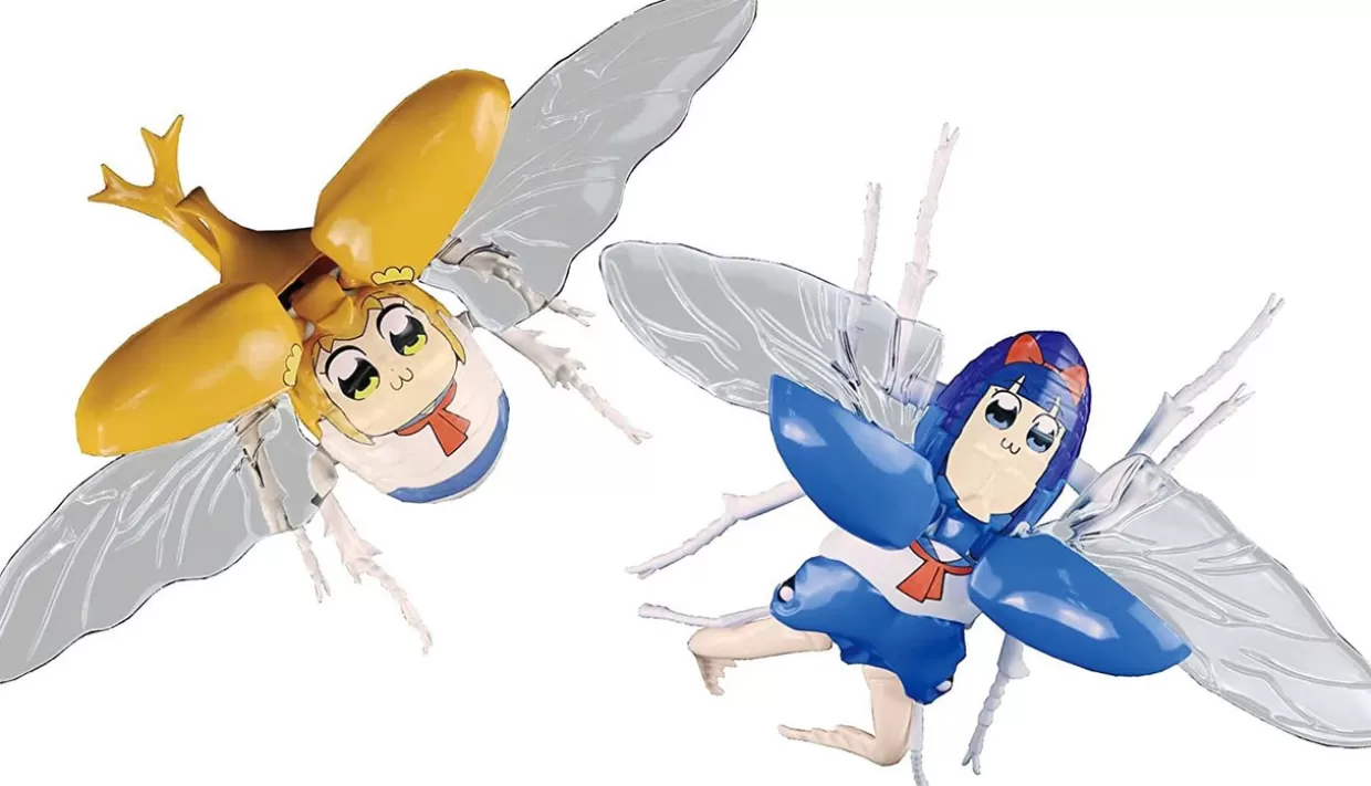 Cheap Fujimi Research Series Japanese Beetle & Japanese Stag Beetle Pop Team Epic Popuko/Pipimi Ver. Plastic Model
