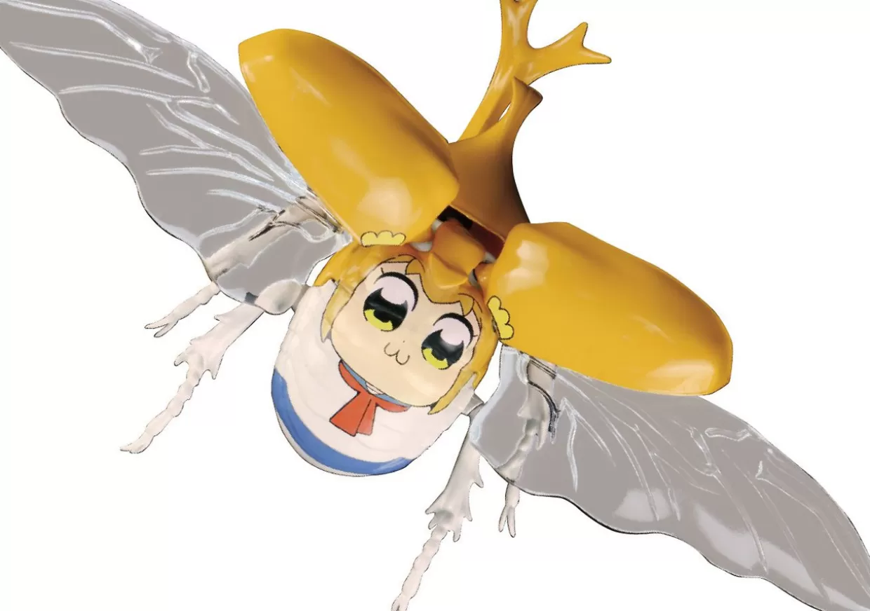 Cheap Fujimi Research Series Japanese Beetle & Japanese Stag Beetle Pop Team Epic Popuko/Pipimi Ver. Plastic Model