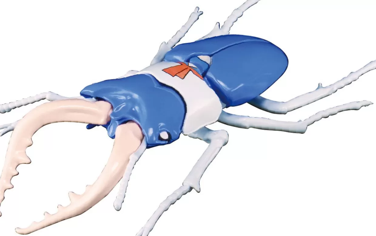 Cheap Fujimi Research Series Japanese Beetle & Japanese Stag Beetle Pop Team Epic Popuko/Pipimi Ver. Plastic Model