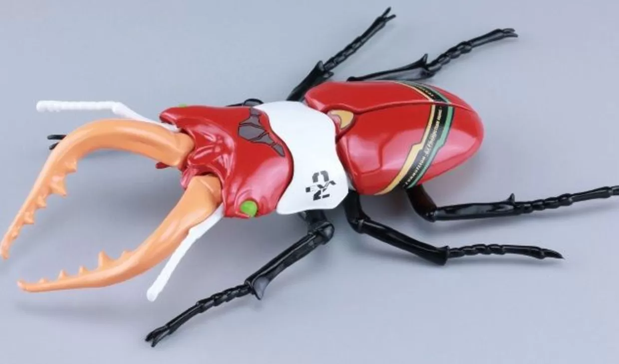 Clearance Fujimi Research Series Japanese Stag Beetle Evangelion Unit 02 Ver. Plastic Model