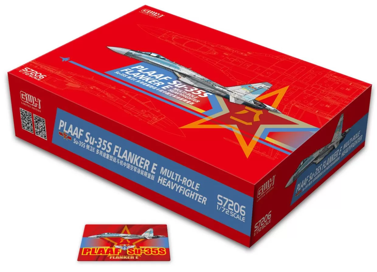 Fashion Great Wall Hobby 1/72 Plaaf Su-35S Flanker E Multi-Role Heavyfighter Plastic Model