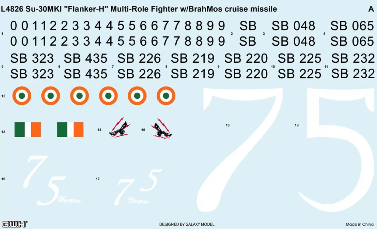 Store Great Wall Hobby 1/48 Su-30Mki Indian Air Force Plastic Model