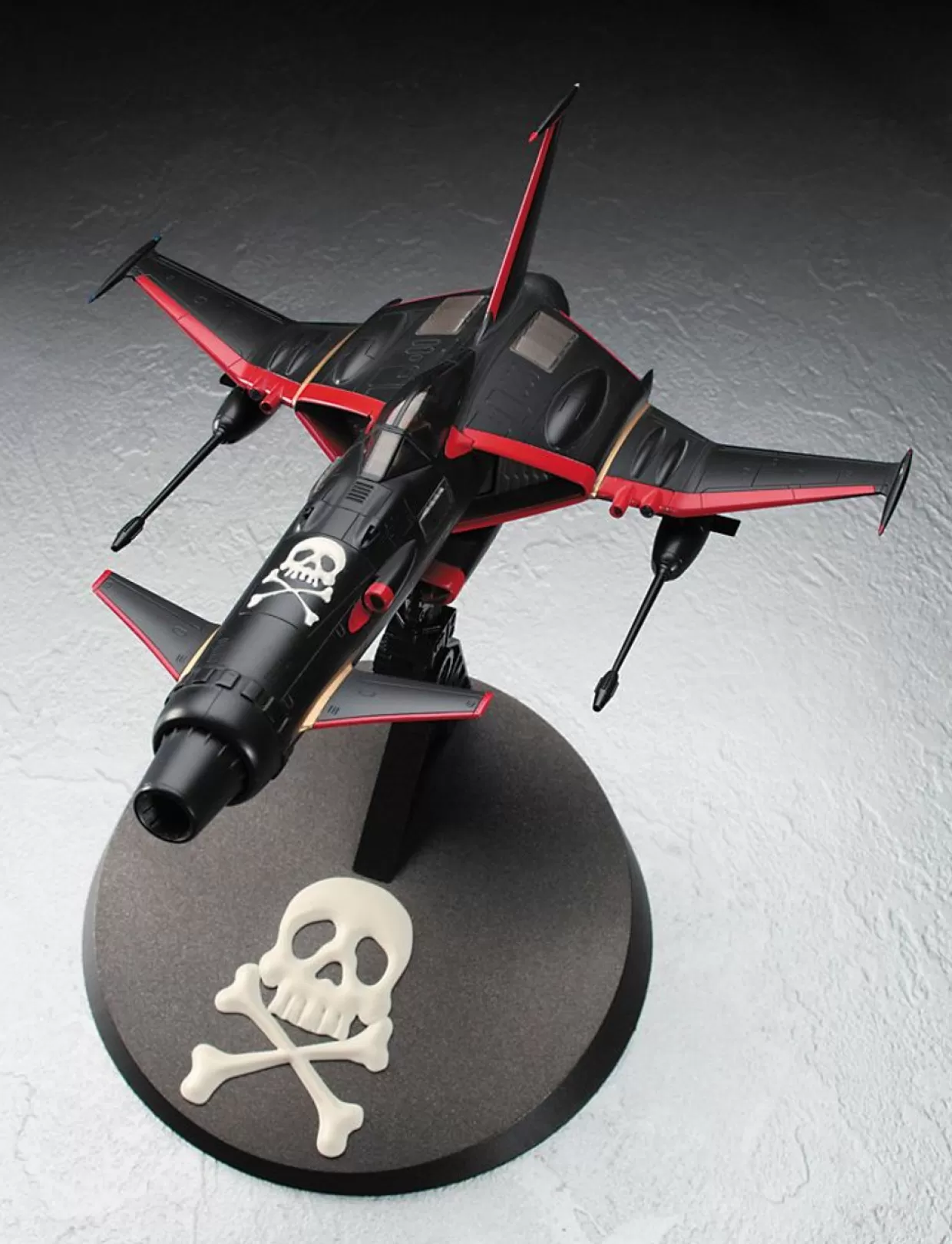 Hot Hasegawa 1/72 Captain Harlock Space Wolf Sw-190 Harlock Custom W/Acrylic Stand Figure Plastic Model