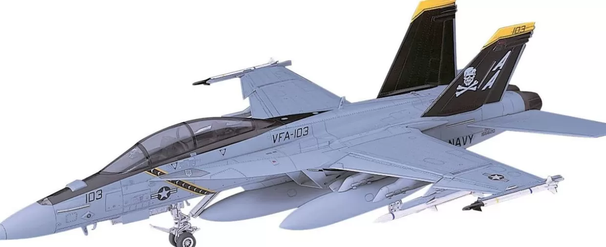 Best Hasegawa 1/48 F/A-18F Super Hornet (U.S. Navy Carrier-Borne Fighter/Attacker) Plastic Model