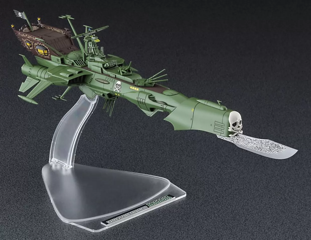 Best Hasegawa 1/2500 Galaxy Express 999 Another Story Ultimate Journey Space Pirate Battleship Arcadia Third Ship Plastic Model