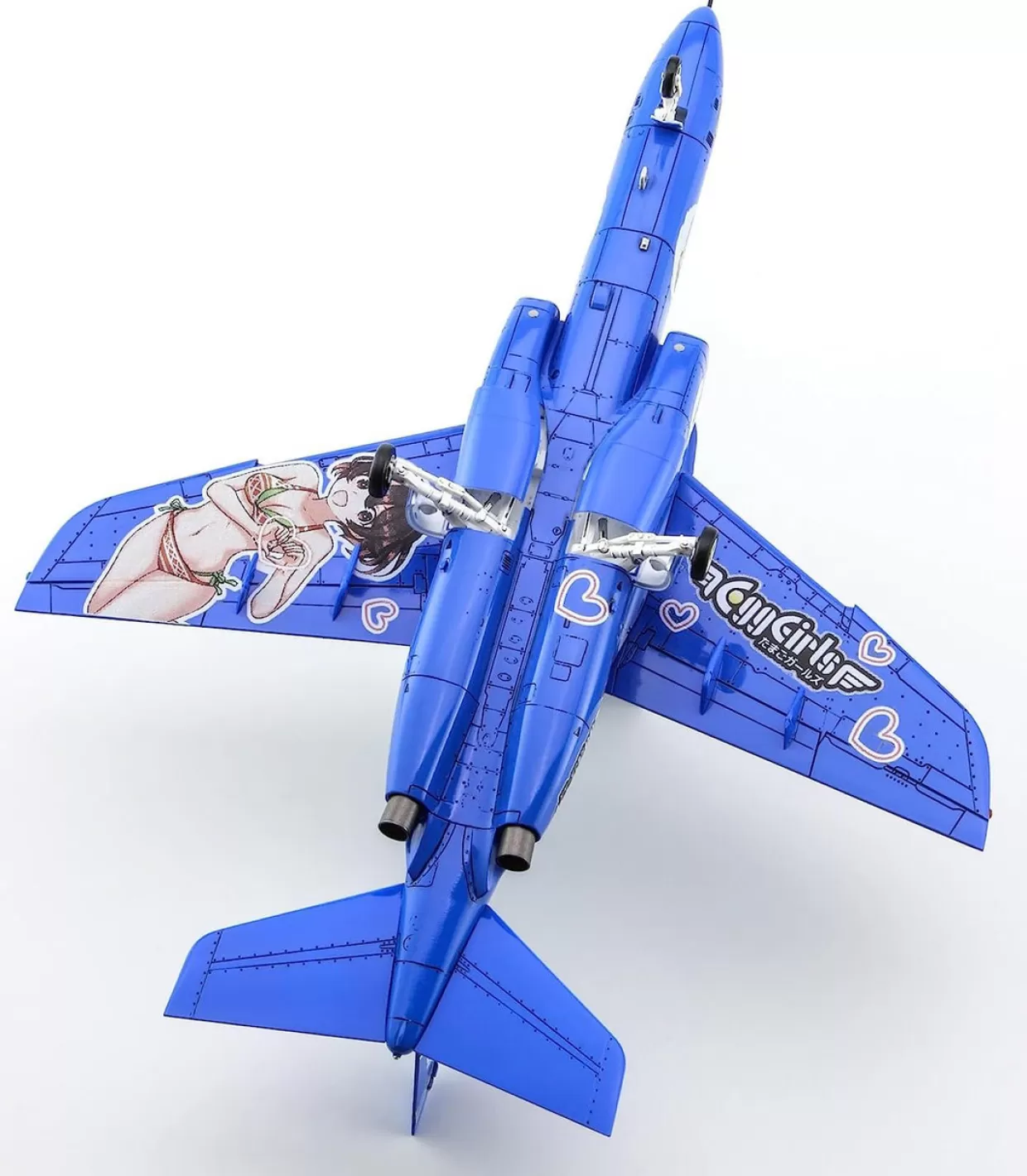 Clearance Hasegawa 1/72 Kawasaki T-4 Egg Girls Rei Hazumi Edition Plastic Model