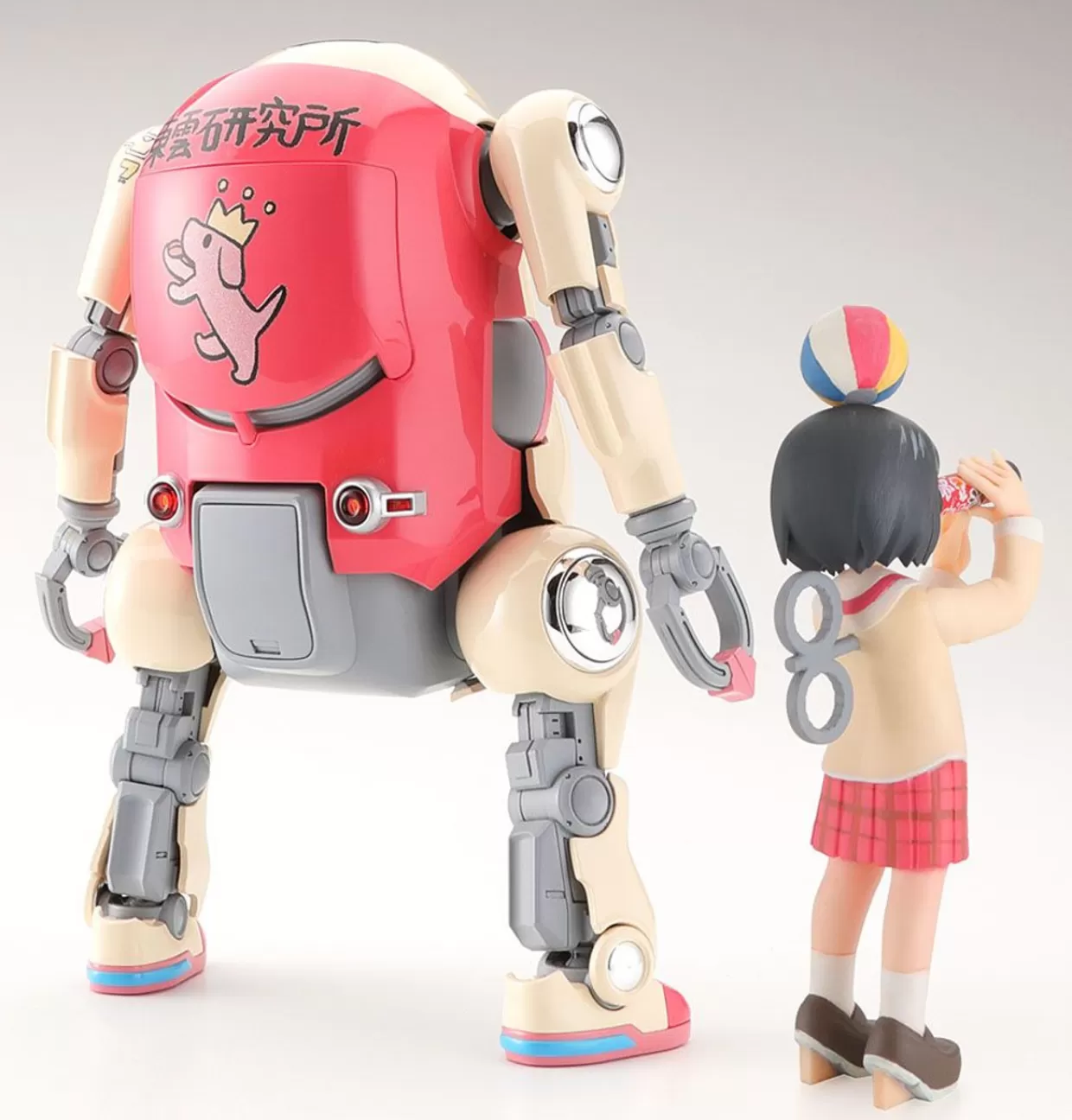 Outlet Hasegawa 1/20 Mechatrowego No.06 Nichijou Collaboration Warm Plastic Model + Nano Shinonome 1/20 Resin Figure