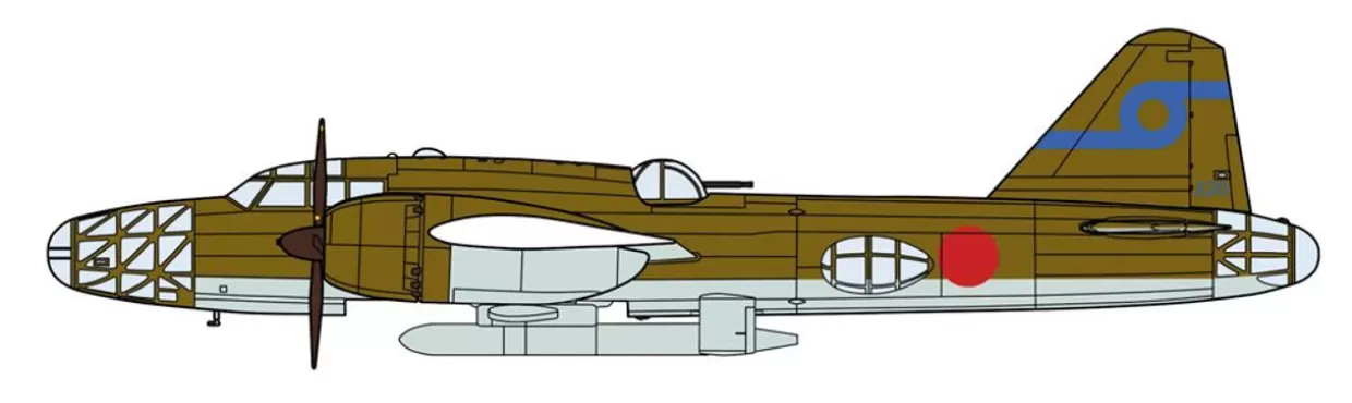 Clearance Hasegawa 1/72 Mitsubishi Ki-67 Type 4 Heavy Bomber Hiryu I-Type A With Guided Missiles '62Nd Team' Plastic Model