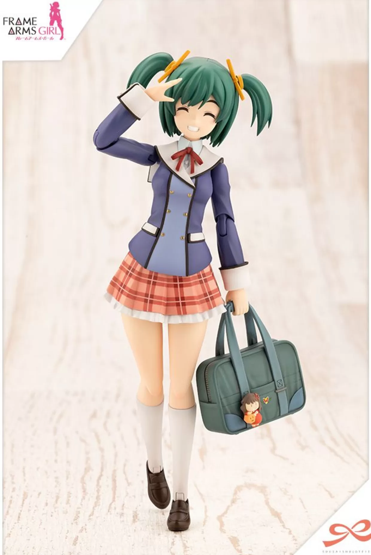 Outlet Kotobukiya 1/10 Sousai Shoujo Teien Bukiko Kotobuki Wakaba Girl's High School Winter Uniform Plastic Model