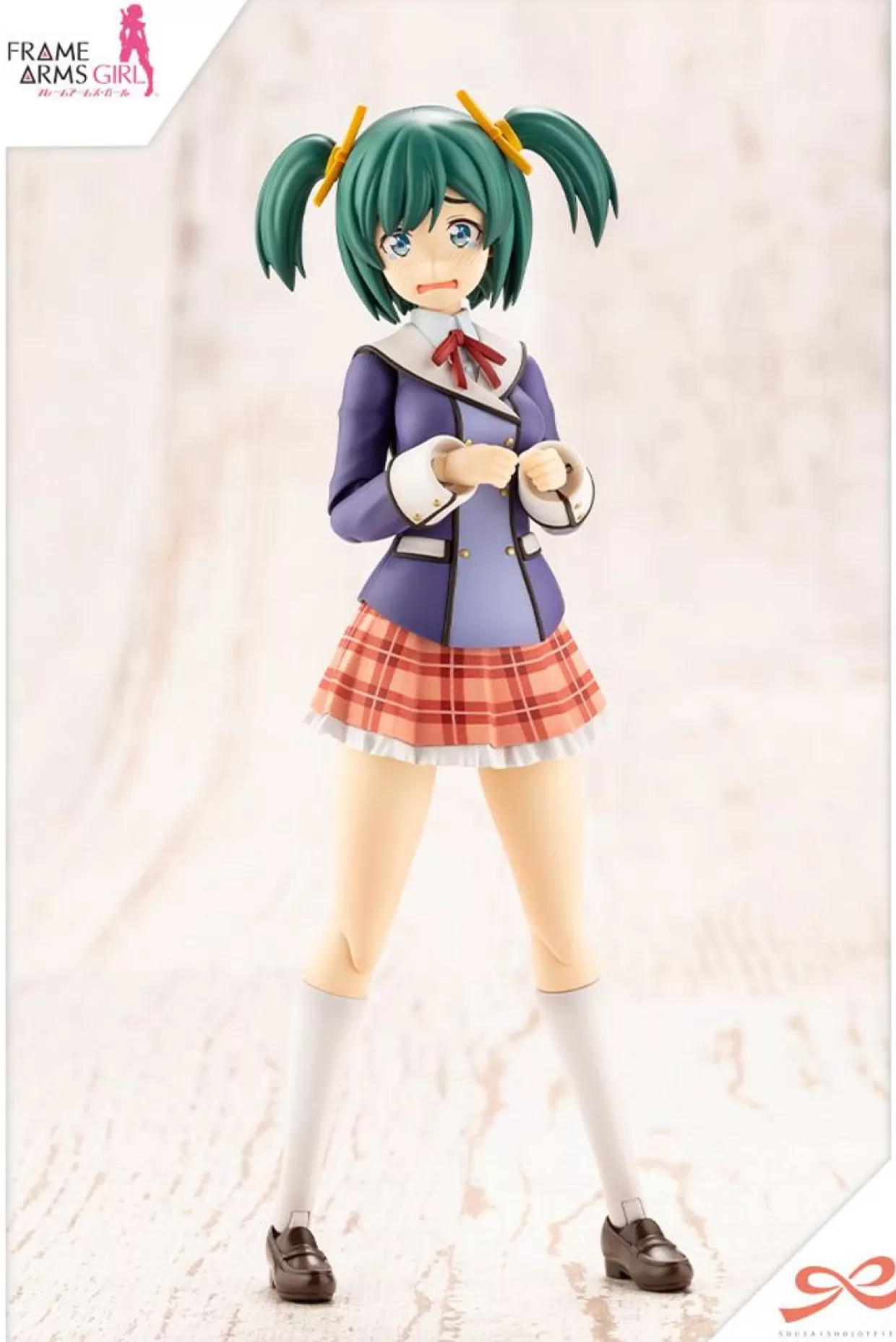 Outlet Kotobukiya 1/10 Sousai Shoujo Teien Bukiko Kotobuki Wakaba Girl's High School Winter Uniform Plastic Model