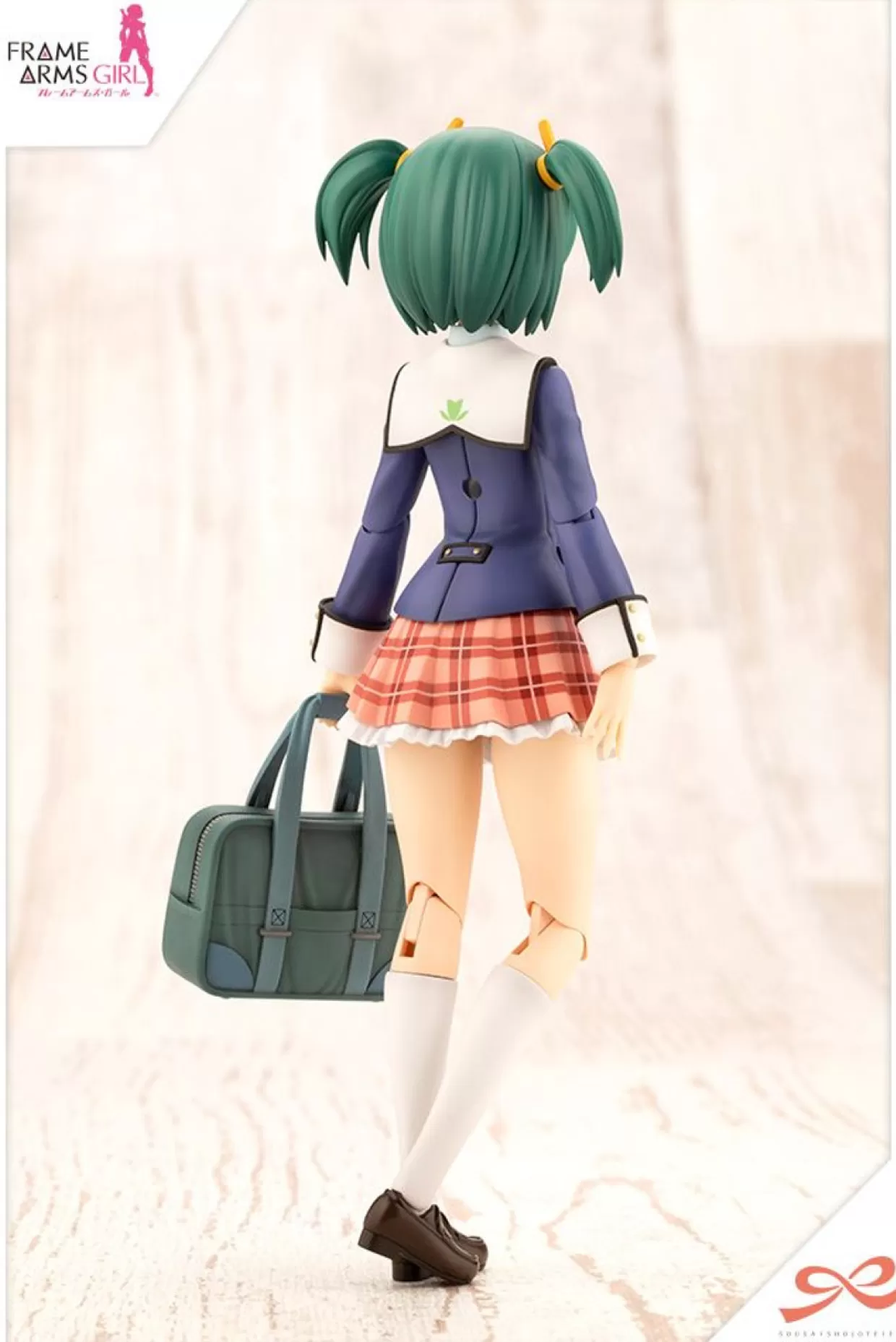 Outlet Kotobukiya 1/10 Sousai Shoujo Teien Bukiko Kotobuki Wakaba Girl's High School Winter Uniform Plastic Model