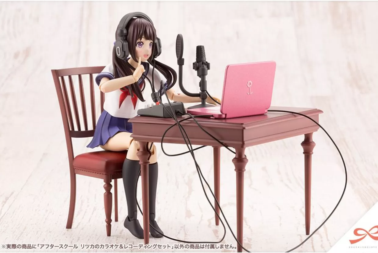 Sale Kotobukiya Sousai Shoujou Teien After School Ritsuka's Karaoke & Recording Set 1/10 Plastic Model