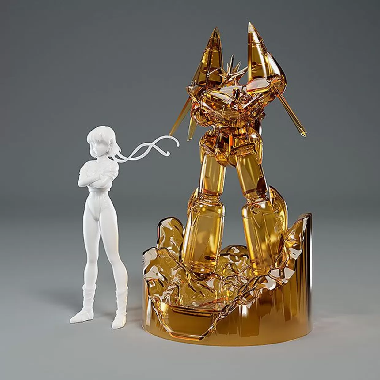 Best Sale Max Factory Plamax Mf-81 Minimum Factory Noriko Takaya With Gunbuster: Effect Color Ver. Plastic Model (Gunbuster)