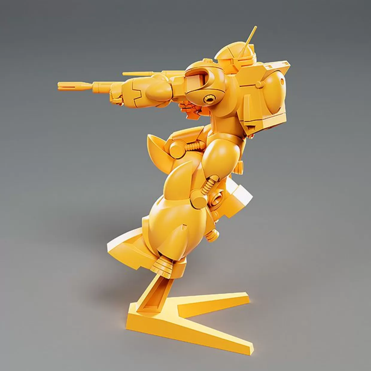 Fashion Max Factory Plamax Mf-77 Minimum Factory Vifam & Wug: Alternate Color Ver. Plastic Model (Round Vernian Vifam)