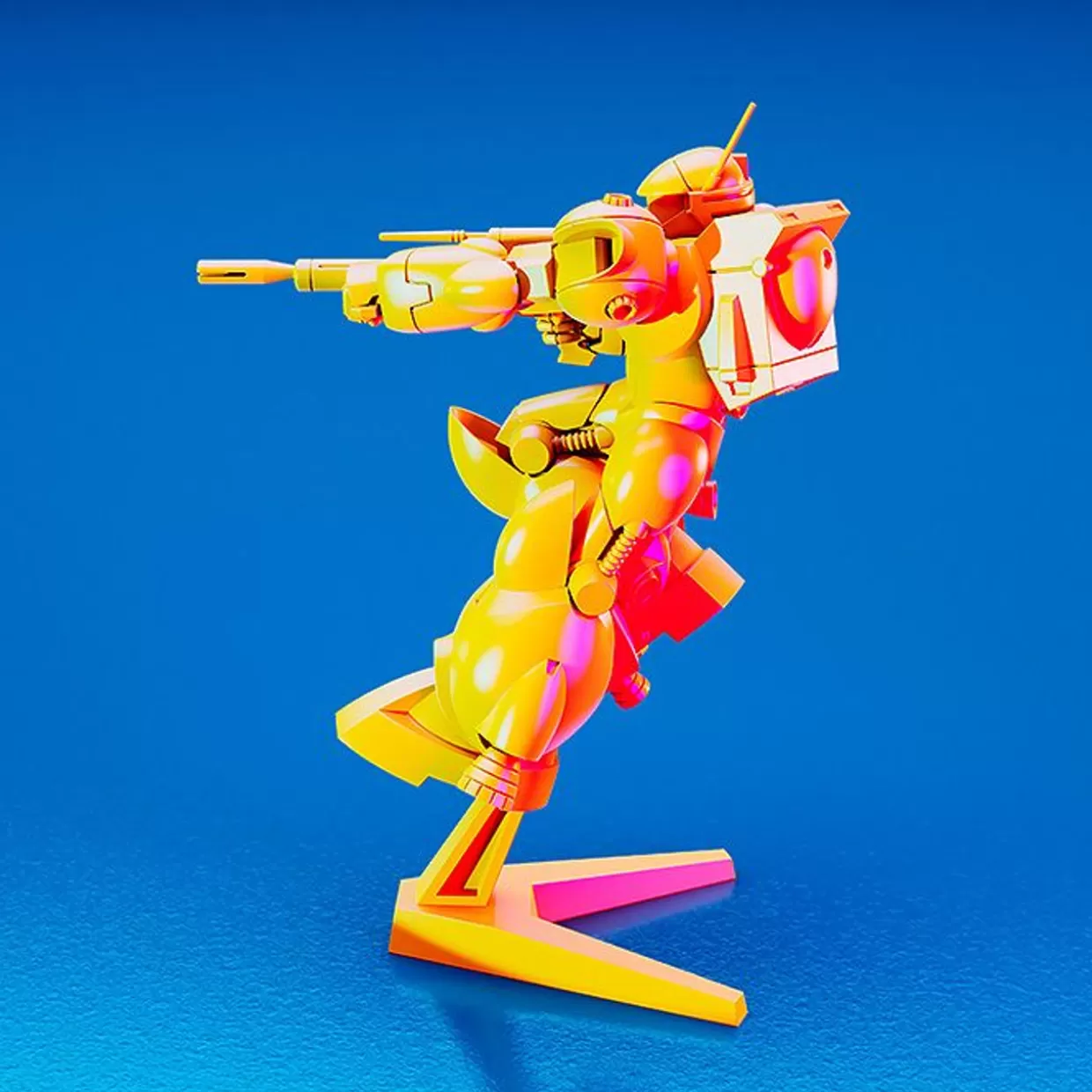 Fashion Max Factory Plamax Mf-77 Minimum Factory Vifam & Wug: Alternate Color Ver. Plastic Model (Round Vernian Vifam)
