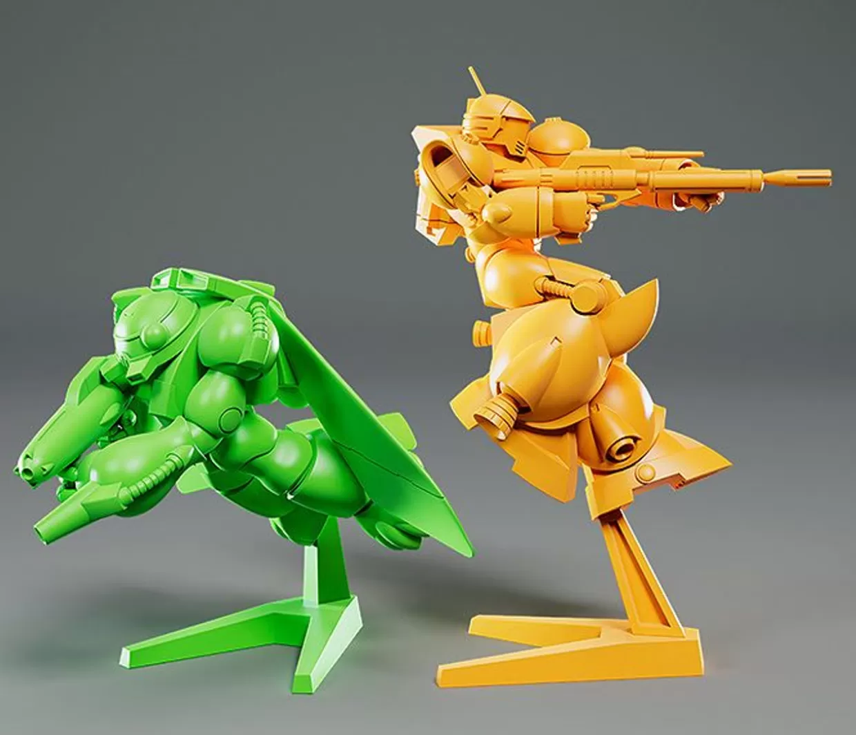 Fashion Max Factory Plamax Mf-77 Minimum Factory Vifam & Wug: Alternate Color Ver. Plastic Model (Round Vernian Vifam)