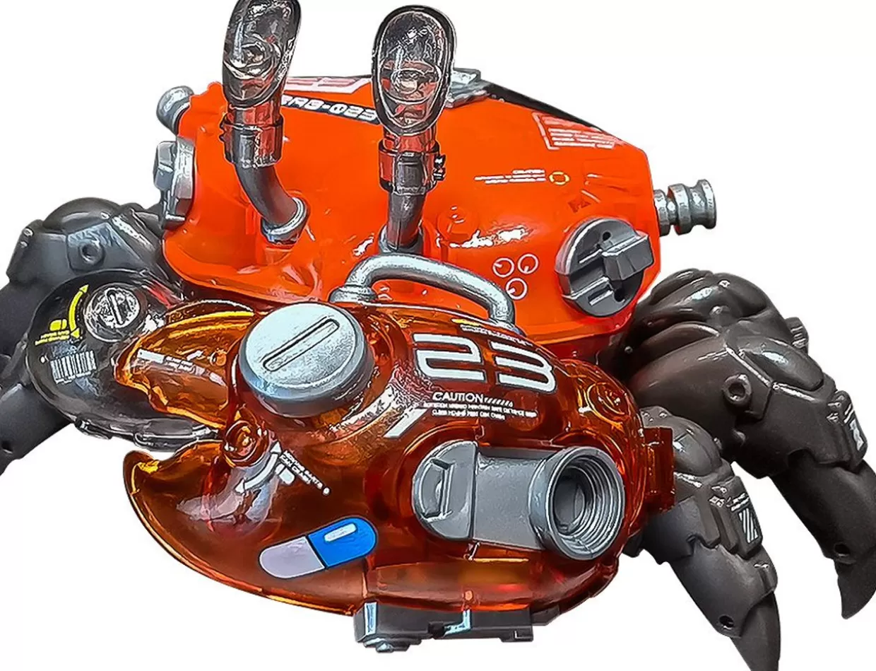Best ORANGE CAT INDUSTRY Aquaculture Tank 008: Fiddler Crab (Silver Red) Plastic Model
