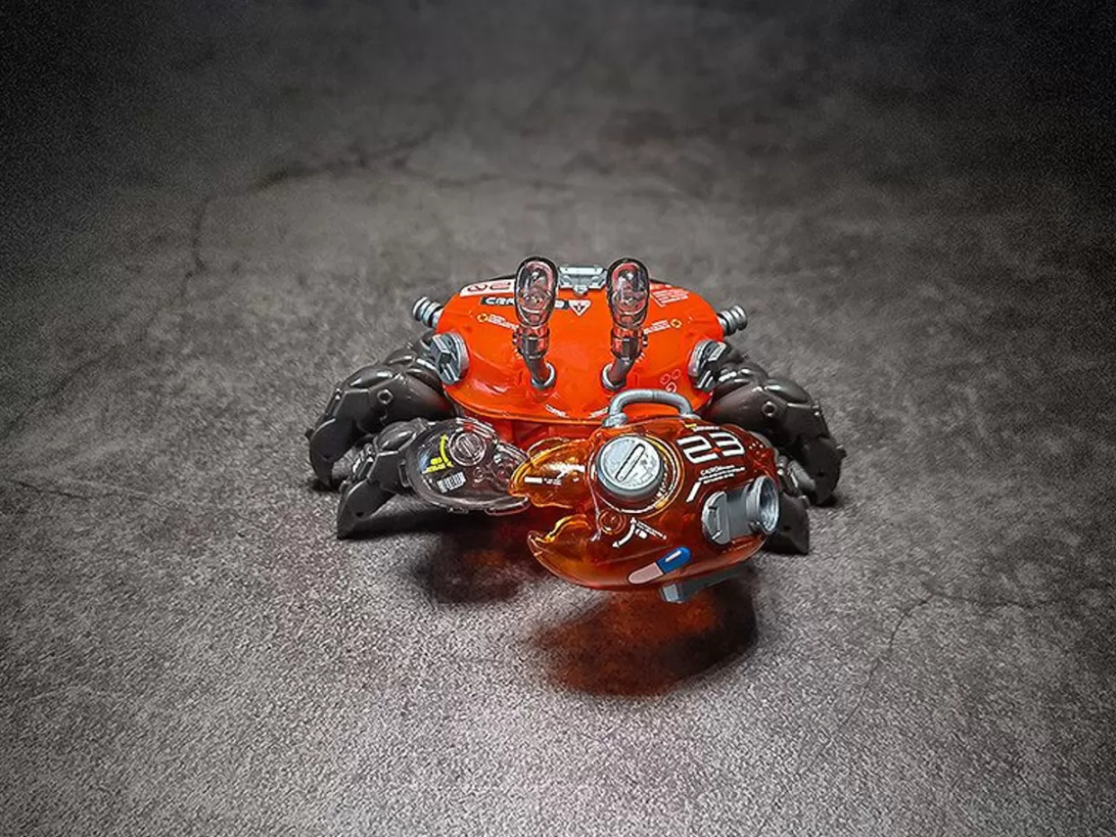 Best ORANGE CAT INDUSTRY Aquaculture Tank 008: Fiddler Crab (Silver Red) Plastic Model