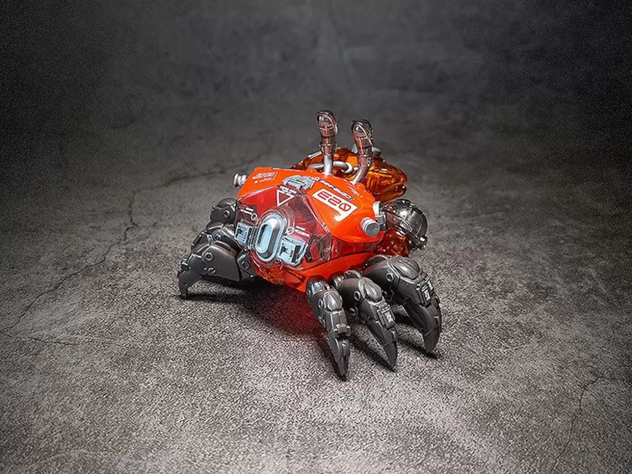 Best ORANGE CAT INDUSTRY Aquaculture Tank 008: Fiddler Crab (Silver Red) Plastic Model