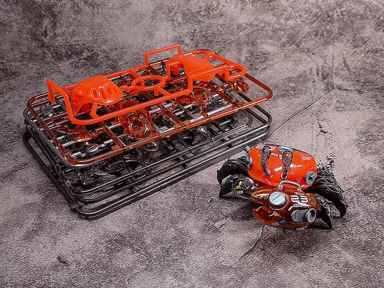Best ORANGE CAT INDUSTRY Aquaculture Tank 008: Fiddler Crab (Silver Red) Plastic Model