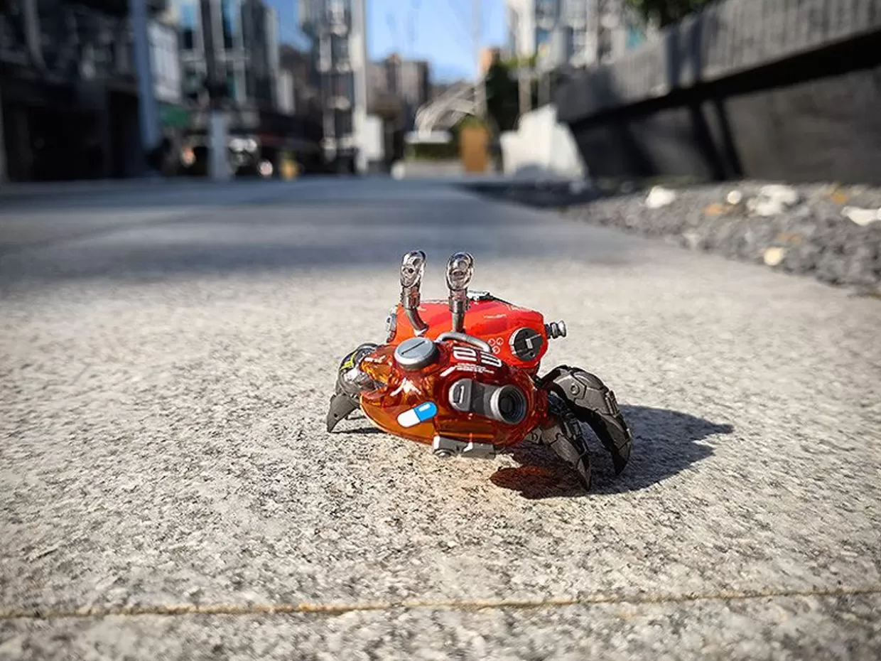 Best ORANGE CAT INDUSTRY Aquaculture Tank 008: Fiddler Crab (Silver Red) Plastic Model