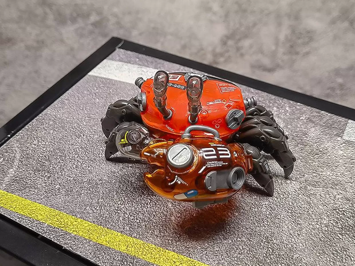 Best ORANGE CAT INDUSTRY Aquaculture Tank 008: Fiddler Crab (Silver Red) Plastic Model