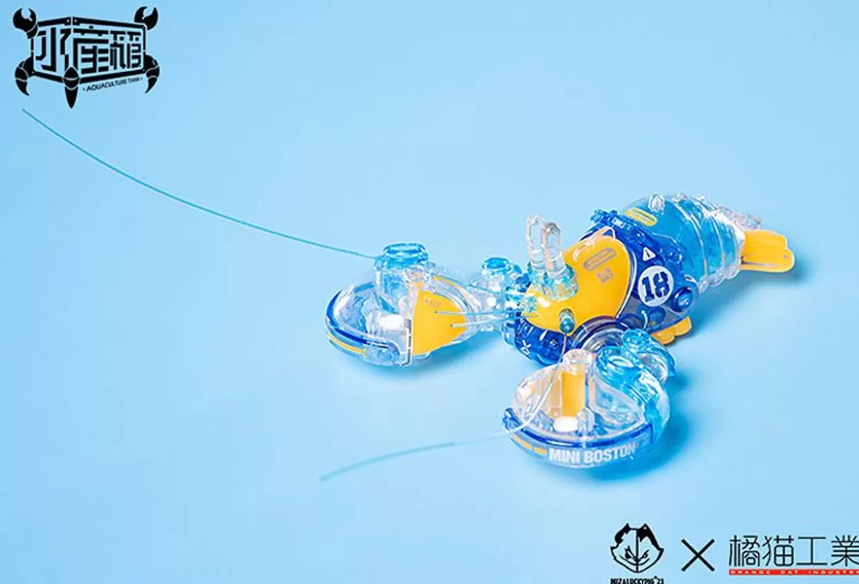Sale ORANGE CAT INDUSTRY Boston Lobster (Crystal Blue) Plastic Model