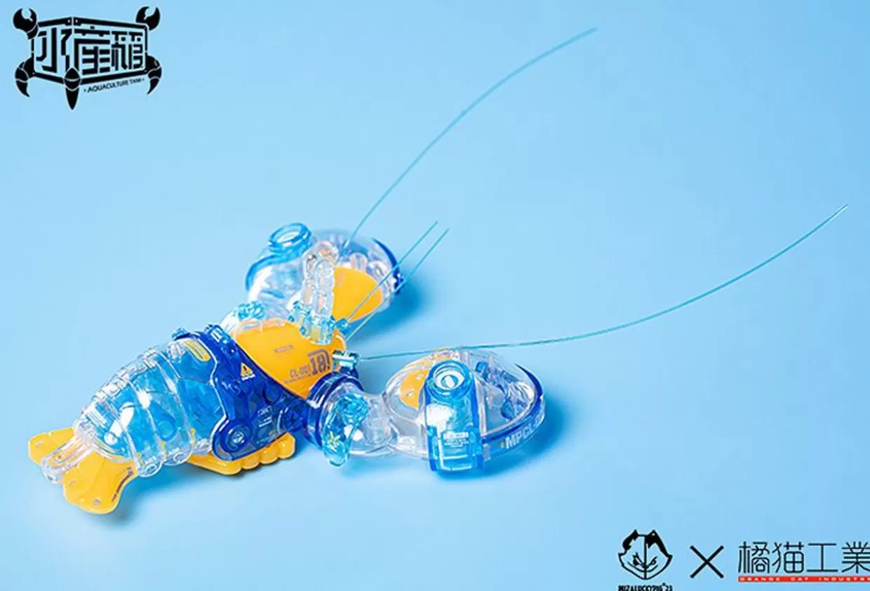 Sale ORANGE CAT INDUSTRY Boston Lobster (Crystal Blue) Plastic Model