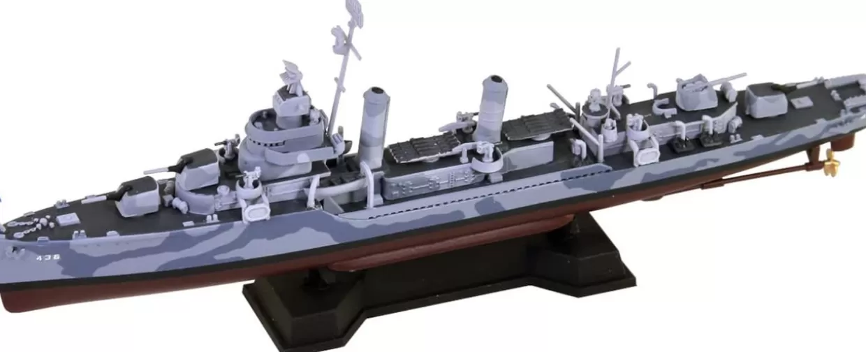 Best Sale Pit-Road 1/700 Us Navy Destroyer Dd-436 Monssen W/ Etching Parts Plastic Model