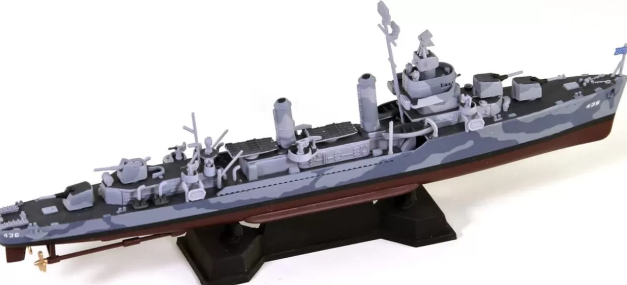 Best Sale Pit-Road 1/700 Us Navy Destroyer Dd-436 Monssen W/ Etching Parts Plastic Model