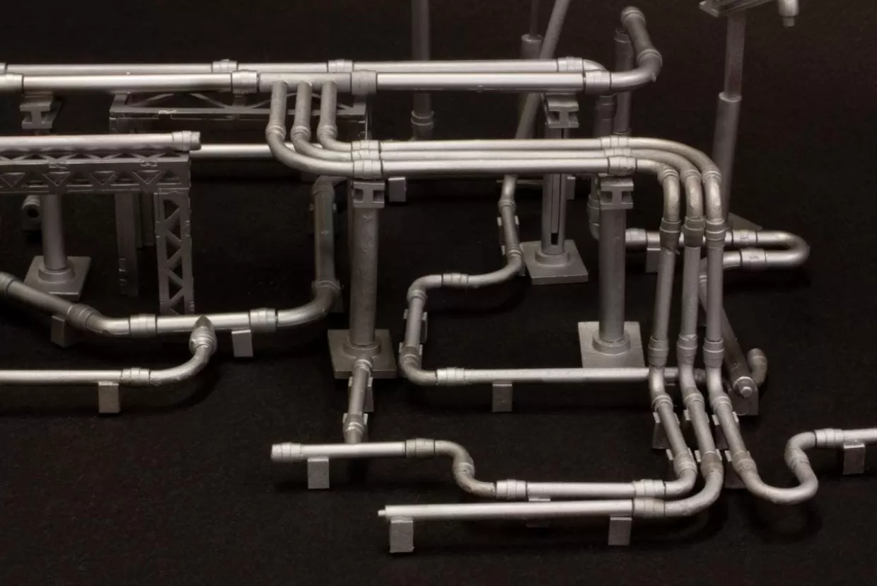 Cheap PLUM Plastic Kit Industrial Area G Pp094 Piping Set 2 (Non-Scale)