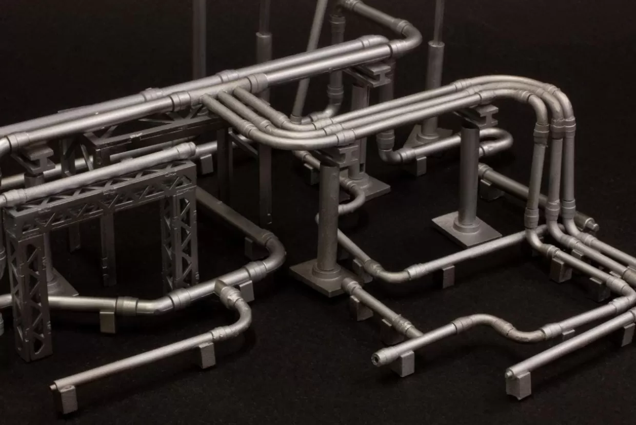 Cheap PLUM Plastic Kit Industrial Area G Pp094 Piping Set 2 (Non-Scale)