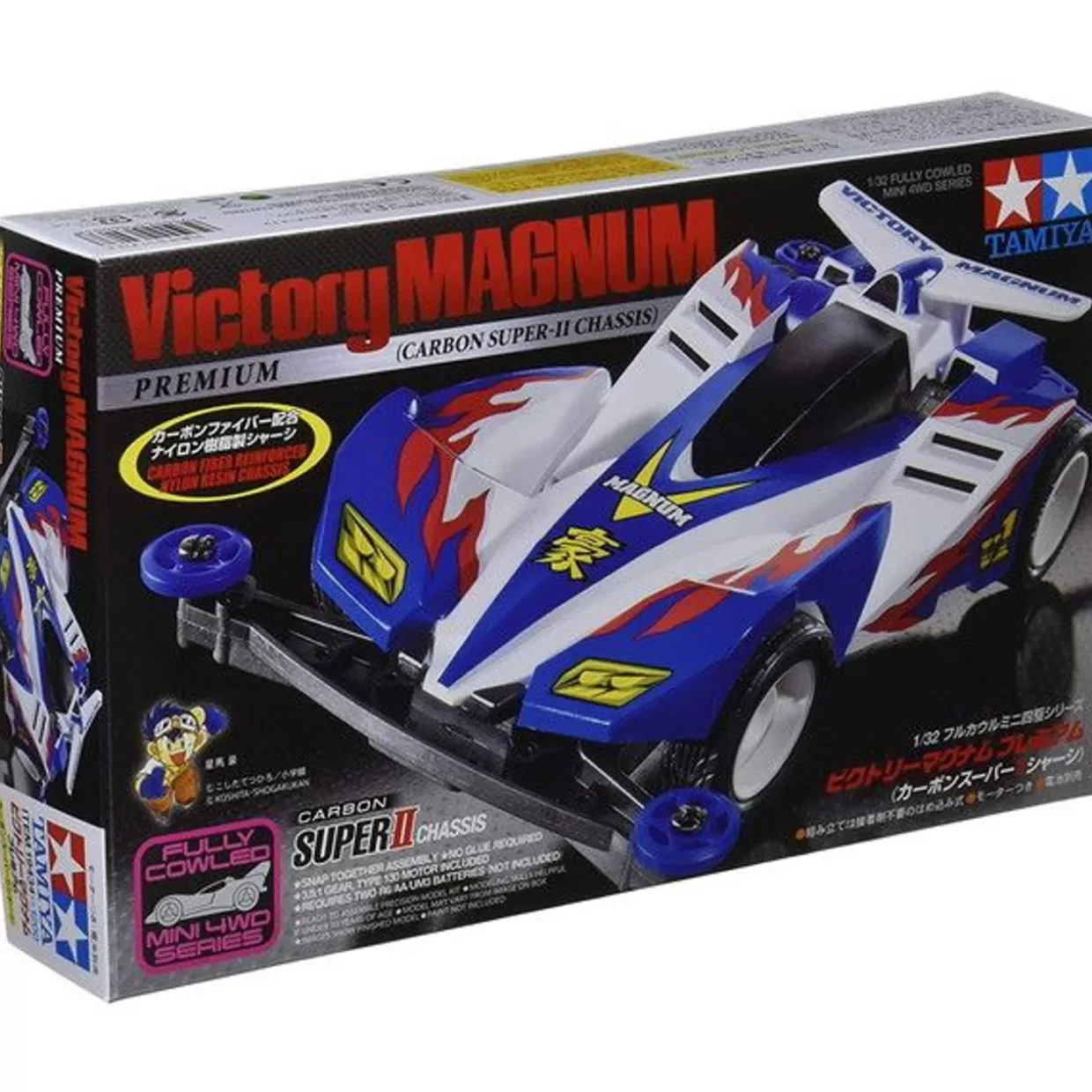Store Tamiya 19434 Mini 4Wd 1/32 Victory Magnum Premium (Carbon Super-Ii Chassis)