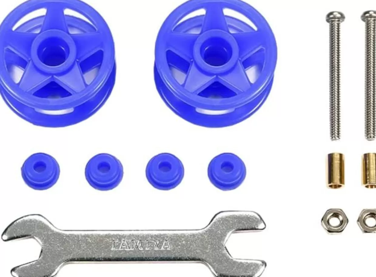 Hot Tamiya 15532 Mini 4Wd Low Friction Plastic Double Rollers (19-19Mm) Blue