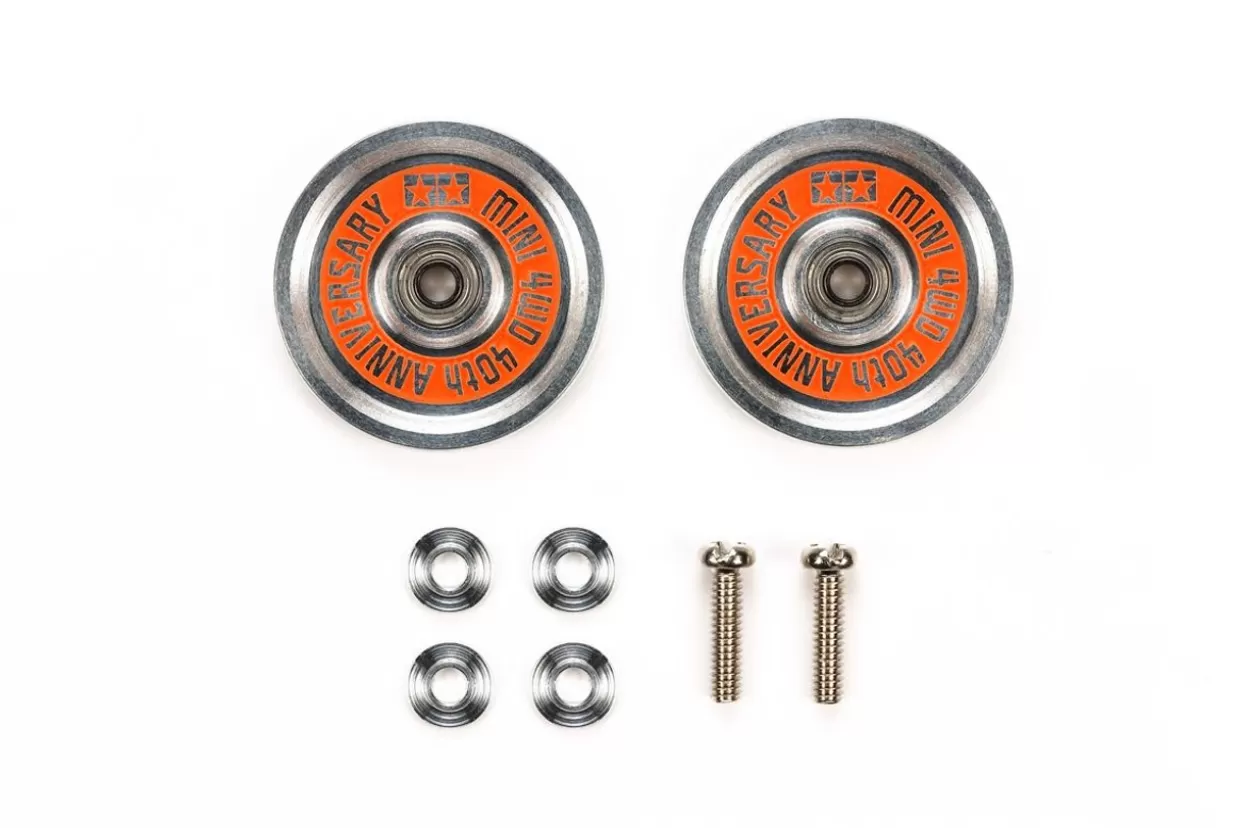 Shop Tamiya 95643 Mini 4Wd 40Th Anniv. 19Mm All Aluminum Bearing Roller Set