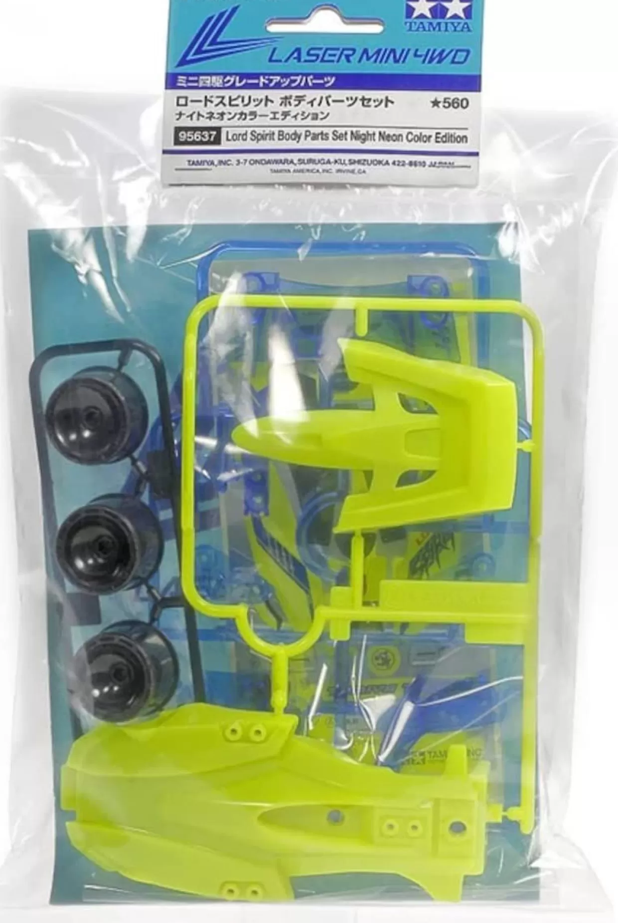Sale Tamiya Mini 4Wd Road Spirit Body Parts Set Night Neon Color Edition