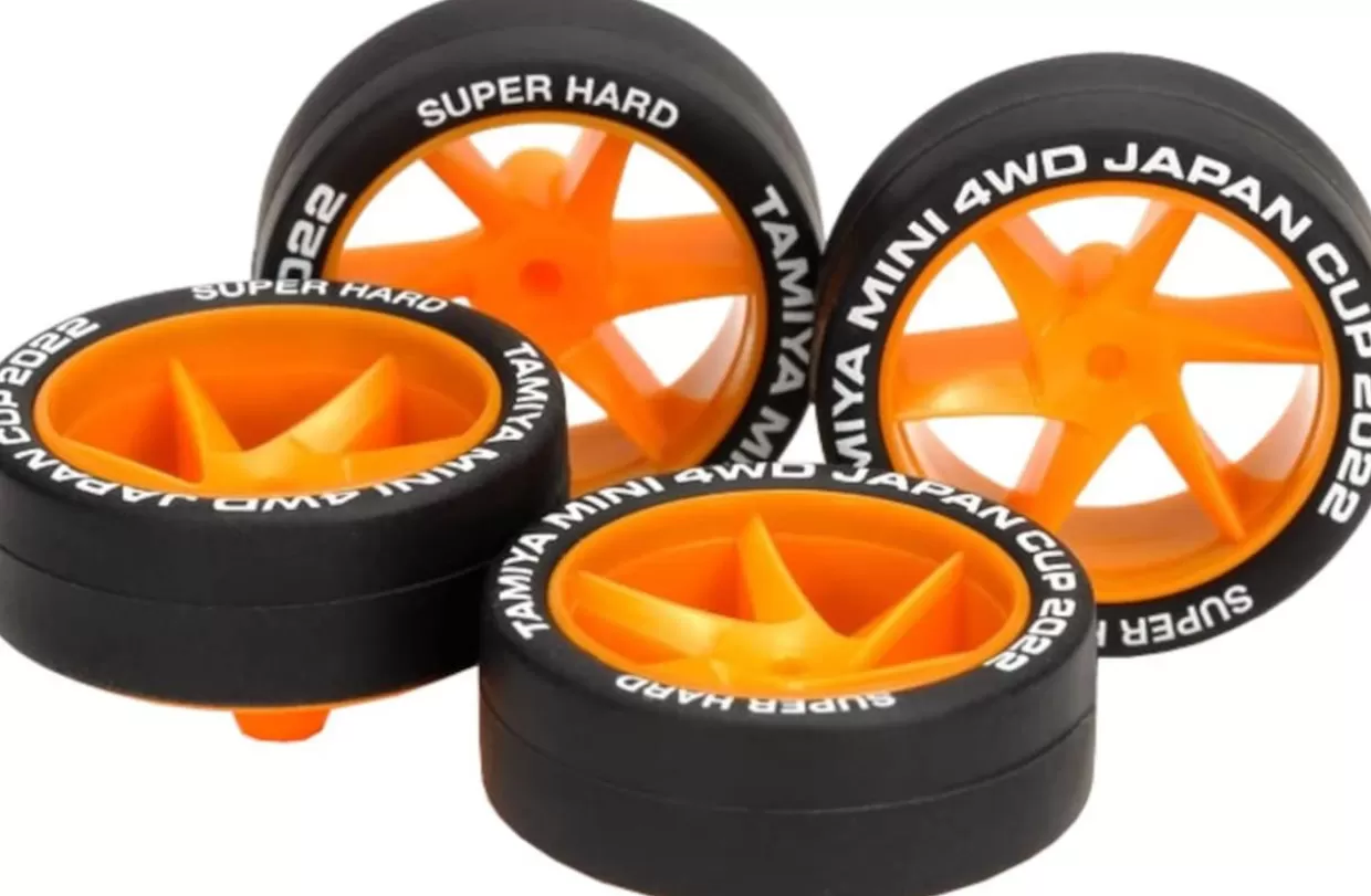 Cheap Tamiya Mini 4Wd Super-Hard Low-Profile Tire & Wheel Set (Spiral) J-Cup 2022